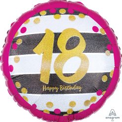Westcoast Balloon 37160 Pink & Gold 18