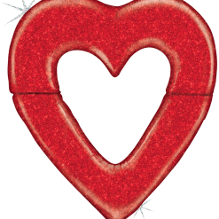 Westcoast Balloon 35929 Special Delivery Red Heart