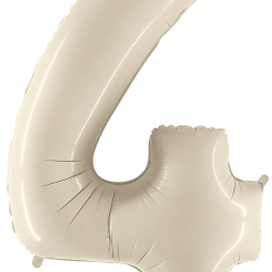 Westcoast Balloon 15844 Megaloons Number 4 White Sand