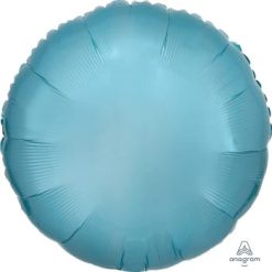 Westcoast Balloon 80045 Metallic Pearl Pastel Blue Round