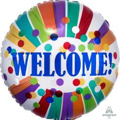 Westcoast Balloon 34544 Welcome Dots & Stripes, Bulk