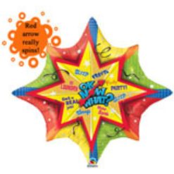 Westcoast Balloon 17013 Grad Star With Spinner