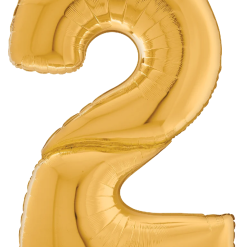 Westcoast Balloon 17842 Number 2 Gold Gigaloon
