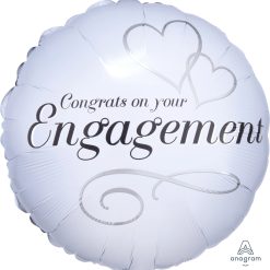 Westcoast Balloon 24548 Two Hearts Engagement