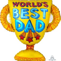 Westcoast Balloon 26023 Best Dad Trophy