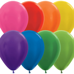 Westcoast Balloon 53080 Metallic Assortment 11 Round (100Ct)