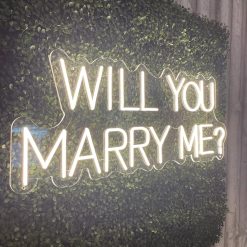 Alternative view of Westcoast Balloon Will You Marry Me? Neon Sign Rental