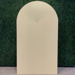 Westcoast Balloon Ripple Arch Panel Rental - Cream