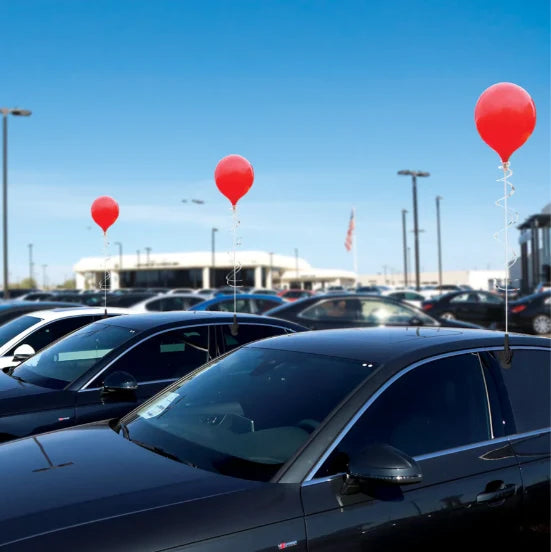 Westcoast Balloon PermaShine 1-Balloon Adjustable Car Window Kit