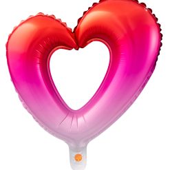 Westcoast Balloon 17In Interlocking Ombre Heart