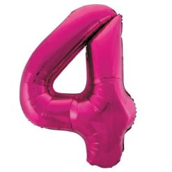 Westcoast Balloon 55734 Number 4 Pink
