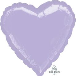 Westcoast Balloon 10571 Metallic Pearl Pastel Lilac Heart