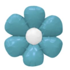 Westcoast Balloon 16 Daisy - Turquoise