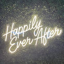 Westcoast Balloon Happily Ever After Neon Sign Rental