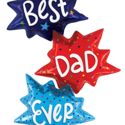 Westcoast Balloon 25258 Best Dad Ever Burst