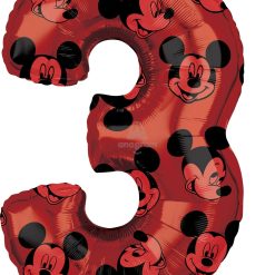 Westcoast Balloon 39883 Mickey Mouse Forever Number 3 (34In)