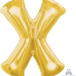 Westcoast Balloon 32996 Letter X Gold
