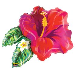 Westcoast Balloon 25353 Mighty Tropical Flower - Red