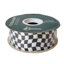 Westcoast Balloon AF59-26 Flora Satin Ribbon - Checkered 1 - 7/6 In