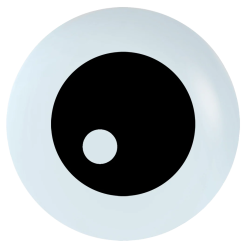 Westcoast Balloon 202747 Eyeball Top Print 5 Round (50Ct)