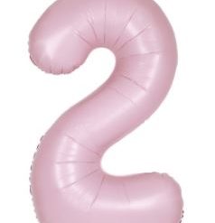 Westcoast Balloon 13882 Number 2 Matte Pink
