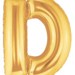 Westcoast Balloon 15904GP Megaloons Letter D Gold