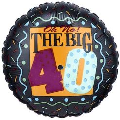 Westcoast Balloon 16545 Oh No The Big 4-0