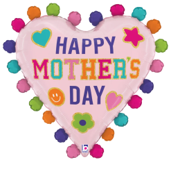 Westcoast Balloon 25438 Mother'S Day Heart Patches