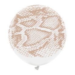 Westcoast Balloon 70020 BCT White Snake 24 Round (1Ct)