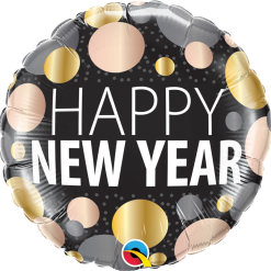 Westcoast Balloon 58163 New Year Metallic Dots