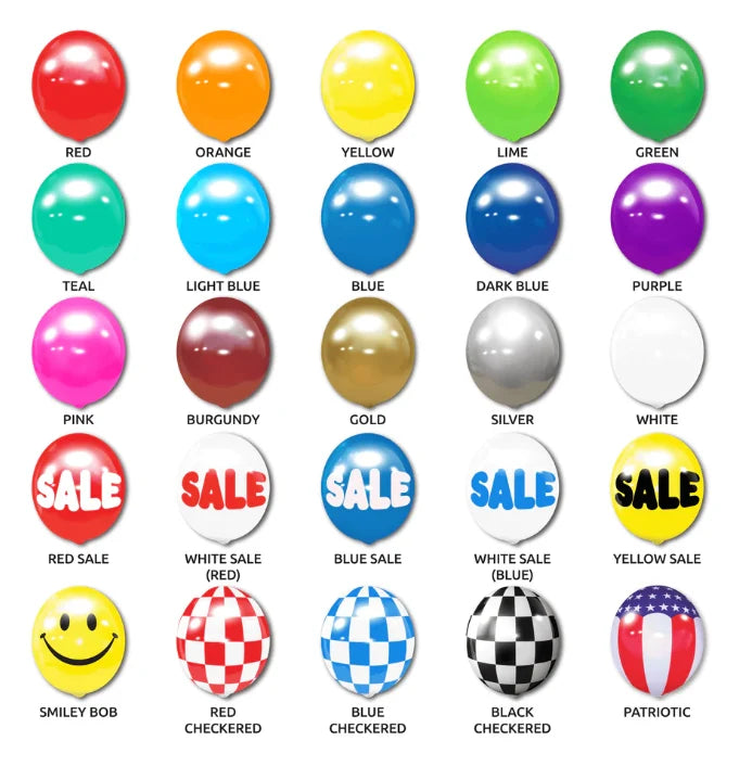Westcoast Balloon BalloonBobber 6-Balloon Cluster Pole Kit With Weighted Base - Image 4