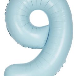 Westcoast Balloon 13899 Number 9 Matte Blue
