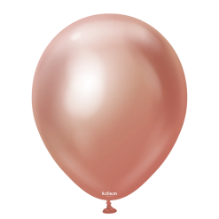 Westcoast Balloon K67509 Kalisan Mirror Rose Gold 12 Round (50Ct)