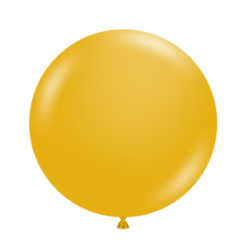 Westcoast Balloon 15024 Tuftex Mustard 5 Round (50Ct)