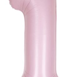 Westcoast Balloon 13881 Number 1 Matte Pink