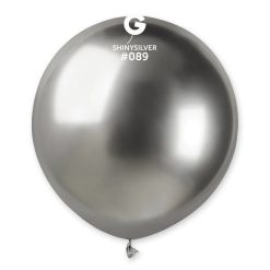 Westcoast Balloon 158953 Gemar Shiny Silver 19 Round (25Ct)