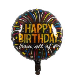 Westcoast Balloon H01 Happy Birthday From All Of Us