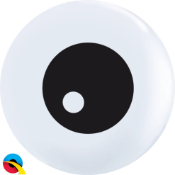 Westcoast Balloon 60299 Friendly Eyeball Topprint 5 Round (100Ct)