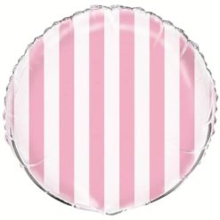 Westcoast Balloon Pink Striped Balloon