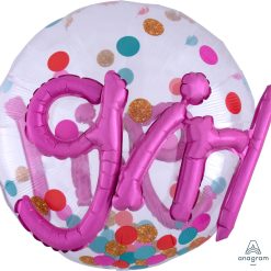 Westcoast Balloon 37993 It'S A Girl Confetti Dots
