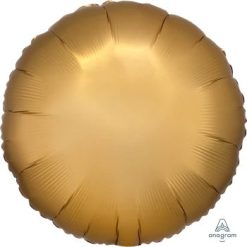 Westcoast Balloon 36801 Satin Luxe Gold Sateen Round