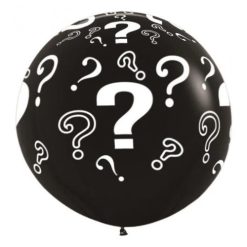 Westcoast Balloon 56594 Question Mark Gender Reveal 36 Round (1Ct)