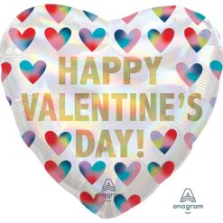 Westcoast Balloon 42265 Iridescent HVD Hearts