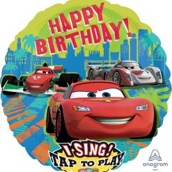 Westcoast Balloon 22312 Sing-A-Tune Cars Group Birthday