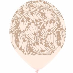 Westcoast Balloon BCT Pink Blush Butterfly 13 Round (50Ct)