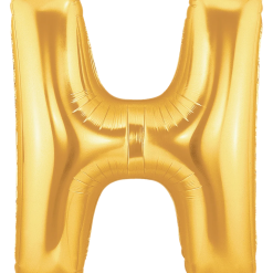 Westcoast Balloon 15908GP Megaloons Letter H Gold