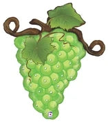 Westcoast Balloon 35375 Green Linky Grapes