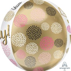 Alternative view of Westcoast Balloon 39618 Happy Birthday Gems