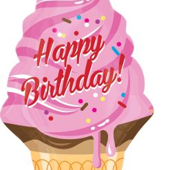 Westcoast Balloon 34572 Ice Cream Cone Birthday