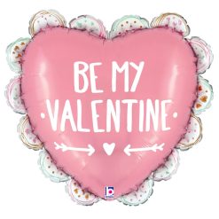Westcoast Balloon 25151 Valentine Doodle Ruffled Heart